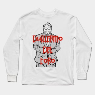 Guillermo Del Toro portrait Long Sleeve T-Shirt